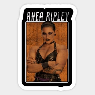 Vintage Wwe Rhea Ripley Sticker